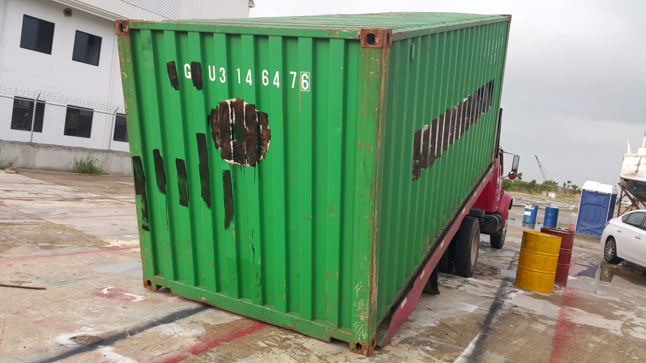Shipping container exterior