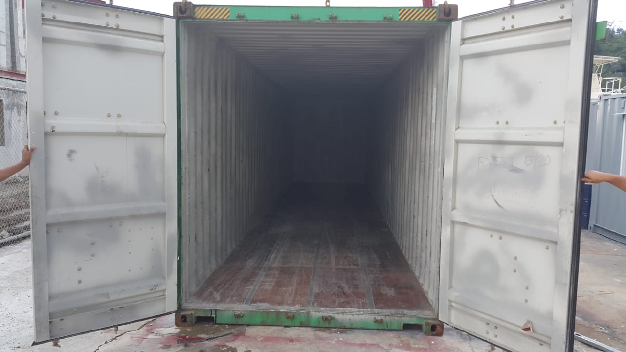 Shipping container interior