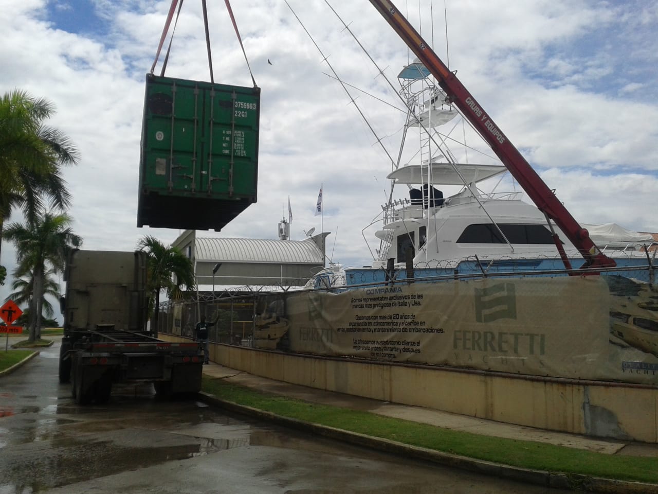Container handling operation