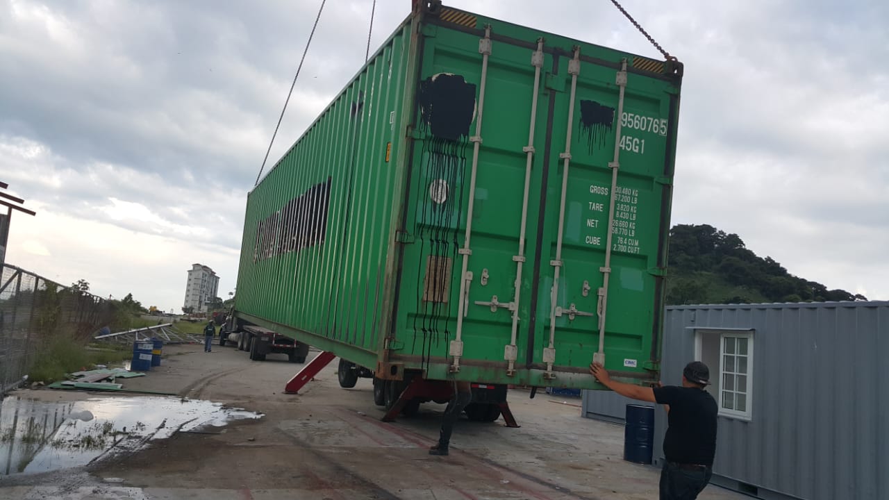 Shipping container rear doors
