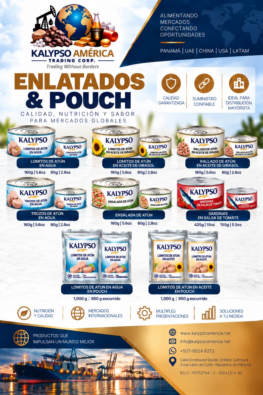 Kalypso Canned Foods and Pouch flyer