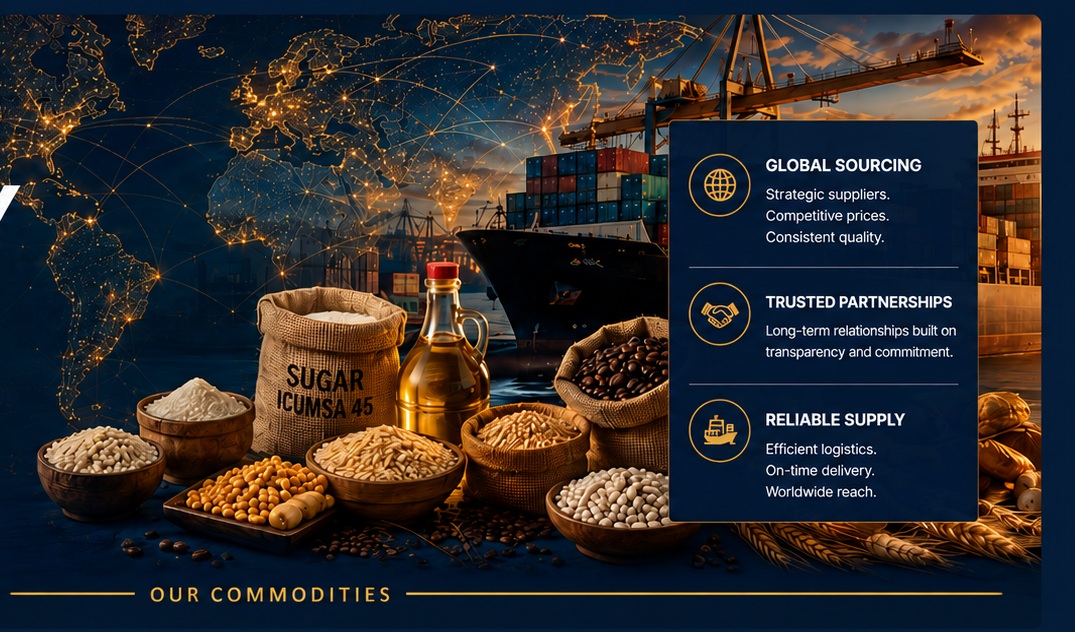 Global commodity trading and international supply